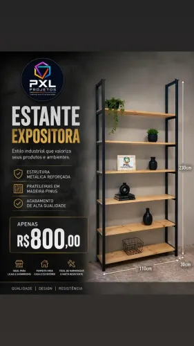 Estante expositora