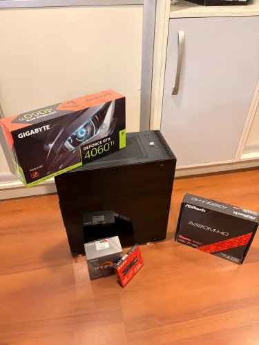 Computador Gamer e Monitor 240hz RTX 4060 TI 32GB RAM