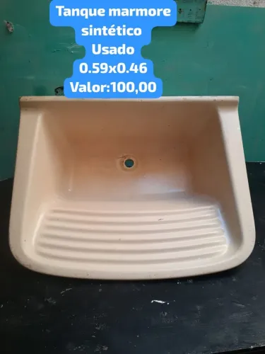 Tanque mármore sintético usado ! aceito proposta