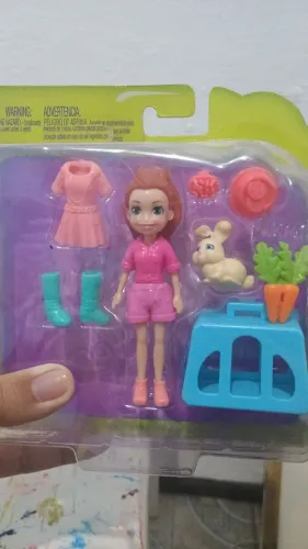 Boneca Polly Pocket Lila e sua coelhinha
