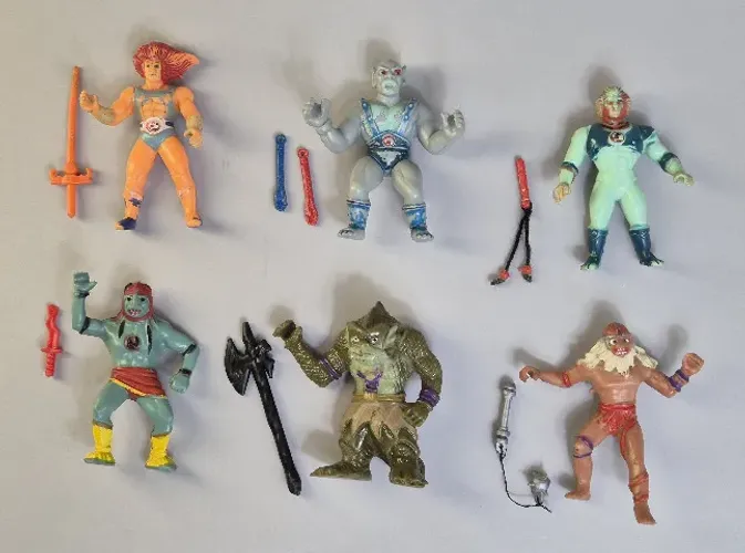 Thundercats Mini Glasslite lote com 6