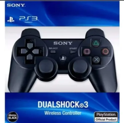 Controle sem fio joystick PlayStation Dualshock 3