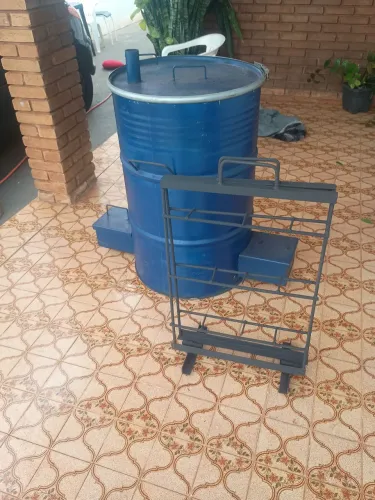 churrasqueira tambor a bafo costela espeto