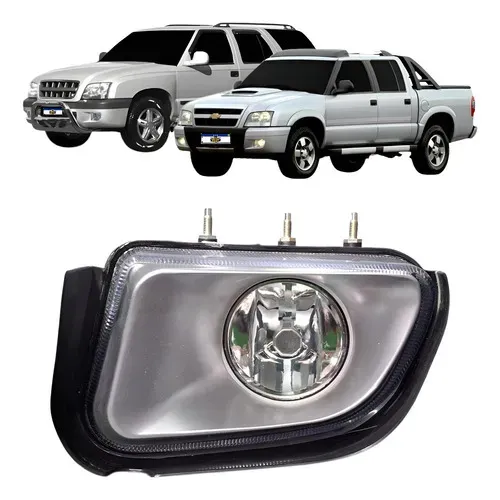 Farol Milha Esquerdo Chevrolet S10 Blazer 2001 A 2009 Cristal