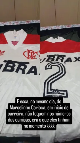 Camisas do Flamengo dos jogadores oficiais