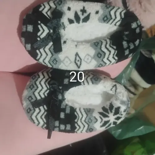 kit pantufa e botinha infantil RN MENINA