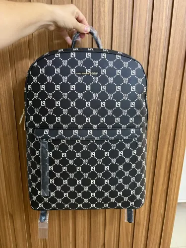 Mochila monograma preta Lança Perfume