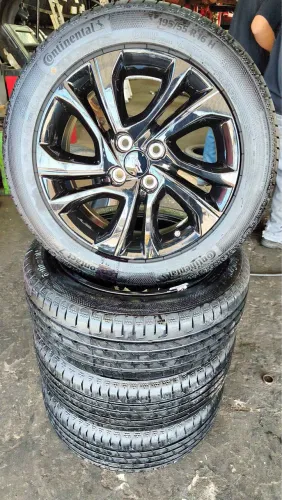 Rodas onix RS Aro 16 premier, turbo, + pneus continental 