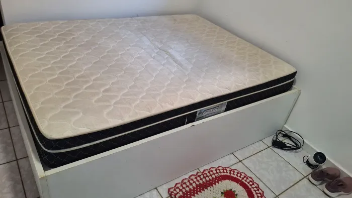 BASE E COLCHÃO CASAL
