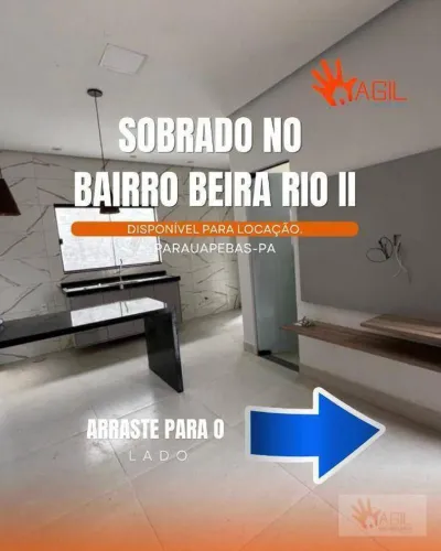 Apartamento Duplex com 2 dormitórios para alugar por R$ 3.200,00/mês - Beira Rio - Parauap