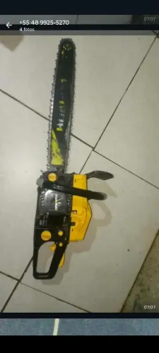Vendo ou troco moto cerra semi nova por roçadeira valor 650