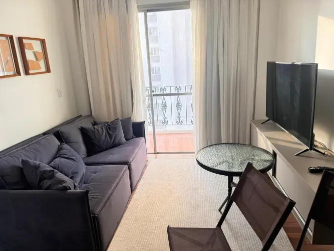 Apartamento MOBILIADO no Itaim 2 dorm/1 suite 88 m² 1 vaga