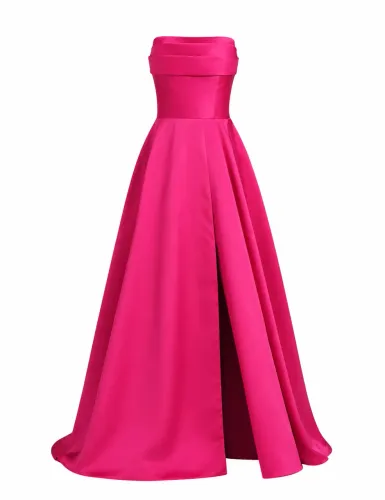Vestido de festa madrinha pink
