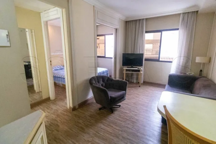 Flat no The World disponível para locação na Vila Olímpia próx ao Shopping e Av dos Bandei