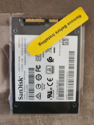 Hd ssd sandisk 240gb nunca usado