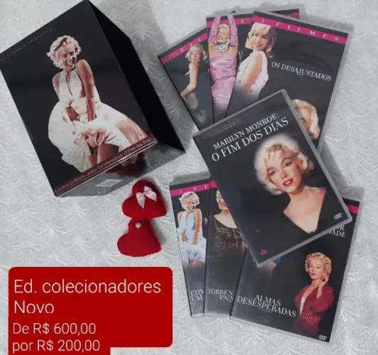 Box Edição de Colecionador Marilyn Monroe 12filmes e 1documentário (Valéria *)