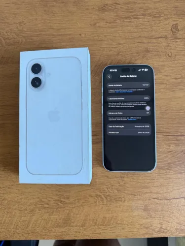 IPhone 16 BATERIA 100% (2 meses de uso) Perfeito estado