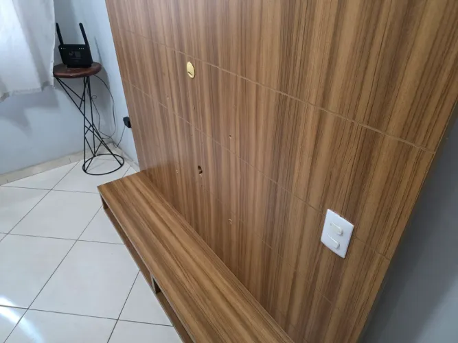 Painel de TV com nicho