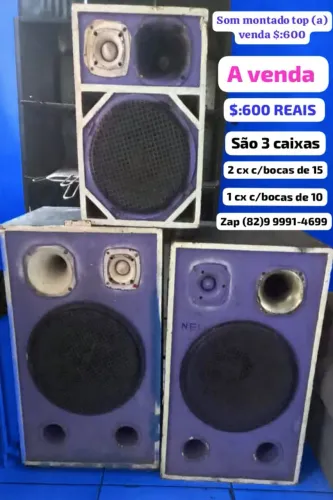 Caixad de som montado profissional top..!