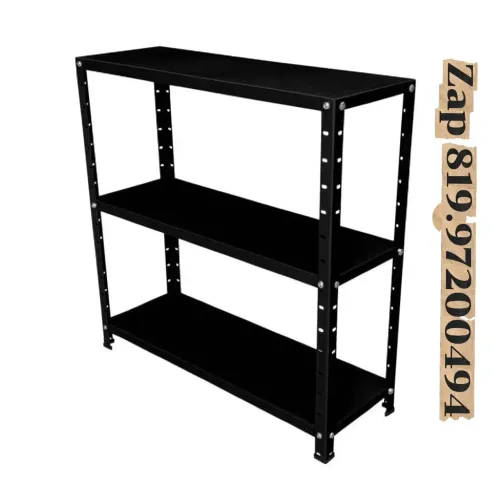 Estante de Aço Multiuso 60cm com 3 Prateleiras Organizadora