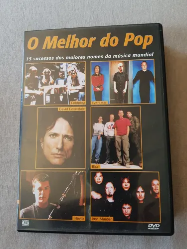 Dvd - O melhor do pop (show) Coldplay, Iron Maiden e outros 