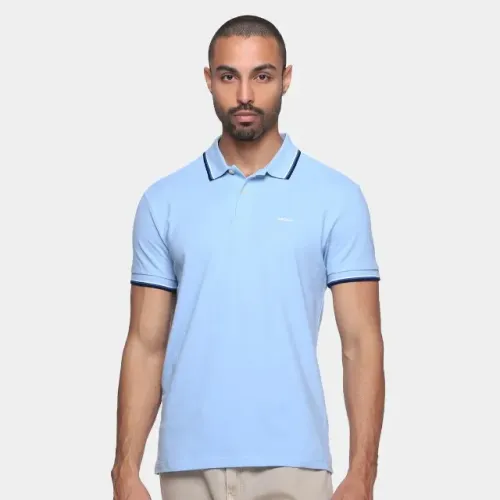 Camisa Polo Colcci Azul Cashmere (tamanho M, nova e original)