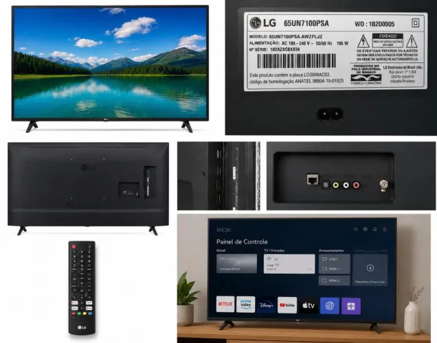 TV LG Smart 65? 4K UHD - Modelo 65UN7100PSA | Excelente Estado