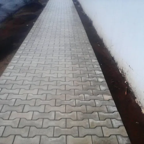 Instalação de piso pavers