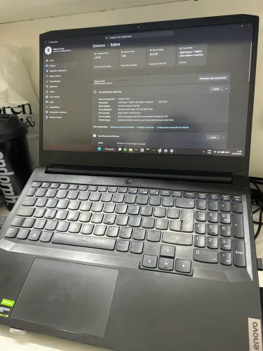 Notebook Gamer Roda Tudo, 24gb RAM, SSD 1tb, AMD Ryzen 7, Nvidea GeForce GTX 1650(5gb)