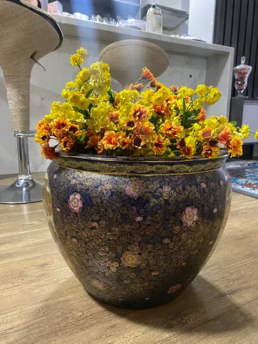 Vaso - cachepot de cerâmica - Satsuma