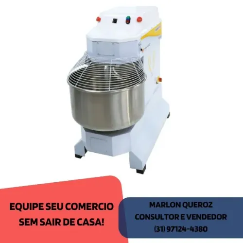 Amassadeira Espiral 25KG Monofásica Venâncio