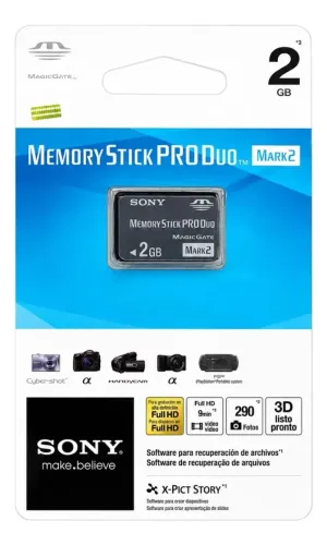 Sony Memory Stick PRO Duo 2GB - Original
