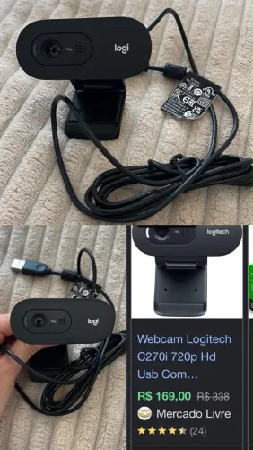 Vendo webcam Logitech