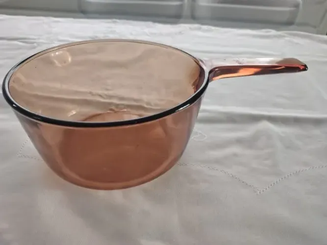 Panela de Vidro com cabo, Corning Vision USA. 1,6l (Usado)