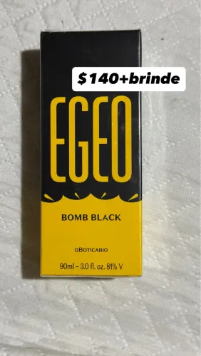 EGEO bomb black o Boticário 