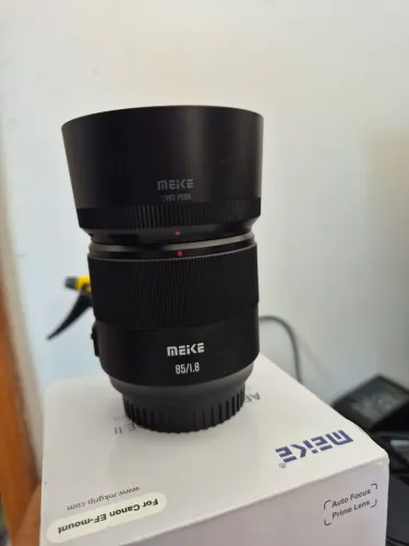 Lente meike 85mm f1.8 stm ef mount mkii