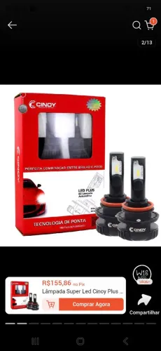 Kit Lâmpadas super Led Cinoy