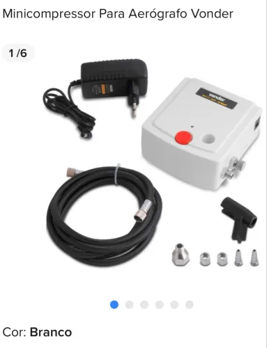 Minicompressor Para Aerógrafo Vonder