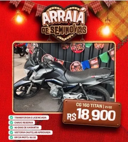Moto seminova Honda