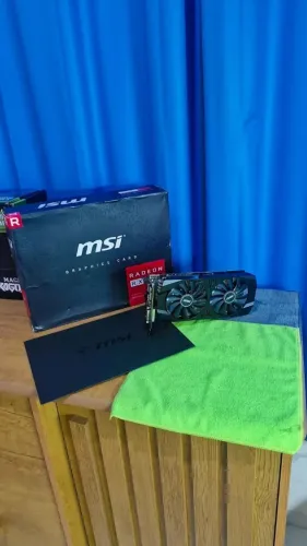 RX 570 MSI ARMOR 8GB GDDR5 - Testada, Pronta para Uso + Caixa Original