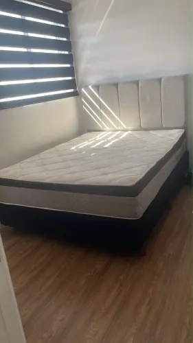 Cama box casal com cabeceira