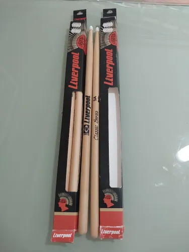 Baqueta ponta de nylon 5a Liverpool marfim 