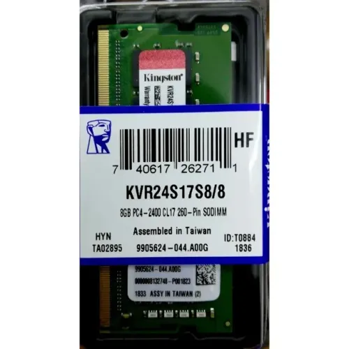 Memoria 16GB (2x8GB) p/ Notebook Kingston DDR4 2400mhz Kvr24s17s8/8