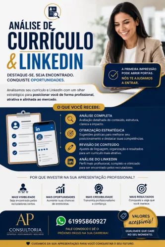 Análise de currículos e LinkedIn