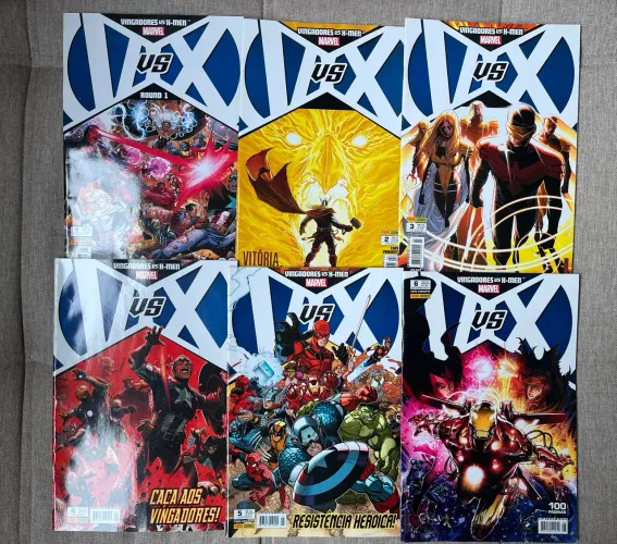 HQ Vingadores vs Xmen completo 1 ao 6