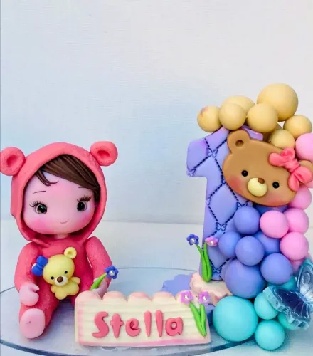 Velas personalizadas em biscuit