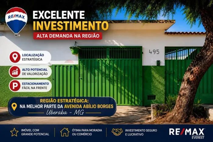 Excelente oportunidade de investimento em uma das regiões de grande demanda em Uberaba.