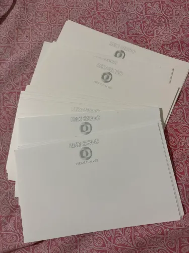 Papelaria Antiga Rede Globo - 22 Folhas Raras Em Branco