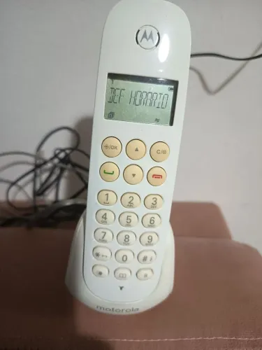 Telefone sem fio digital moto 700w
