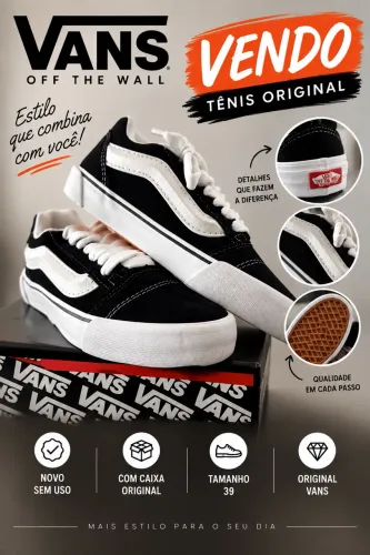 Tênis Vans Original Novo Tamanho 39